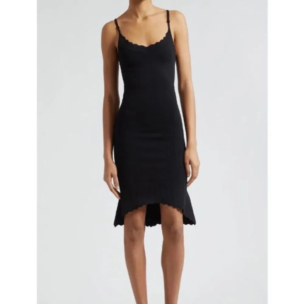 L'Agence Asa High-Low Cocktail Sweater Dress- M